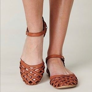 Brown sandals. Brand unknown, lightly used.